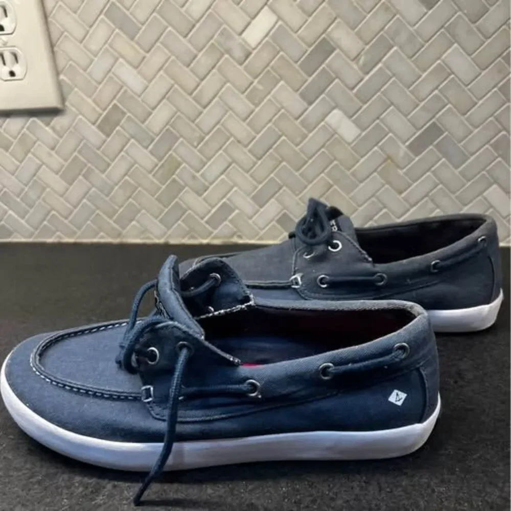 Sperry Top-Sider Navy Canvas Boat Shoes